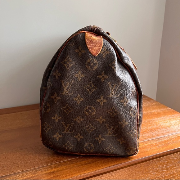 VINTAGE AUTHENTIC LOUIS VUITTON SPEEDY - CIRCA 2001 - MADE IN FRANCE - SIZE 32 - Picture 2 of 16